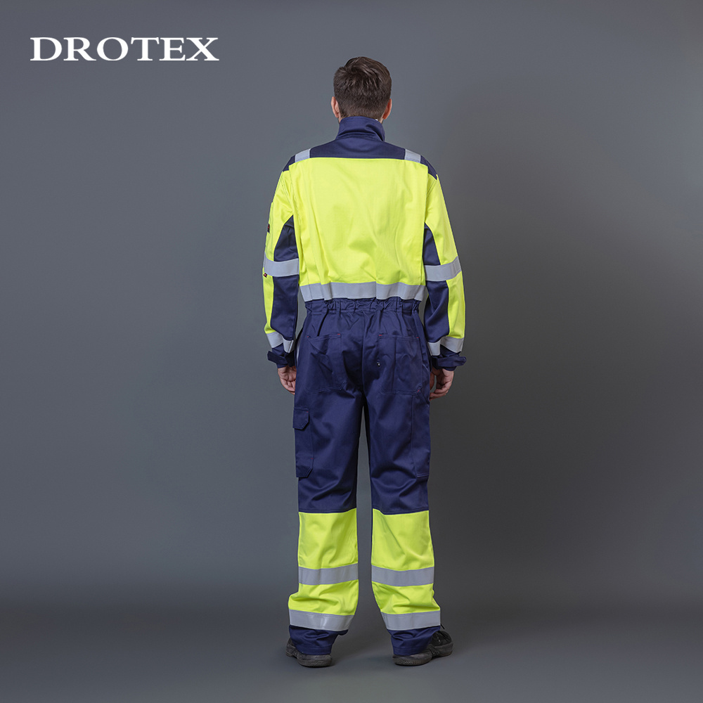 Ropa De Trabajo Fr Clothing Wholesale Working Clothes Reflective High Vis Workwear Two Piece Coverall