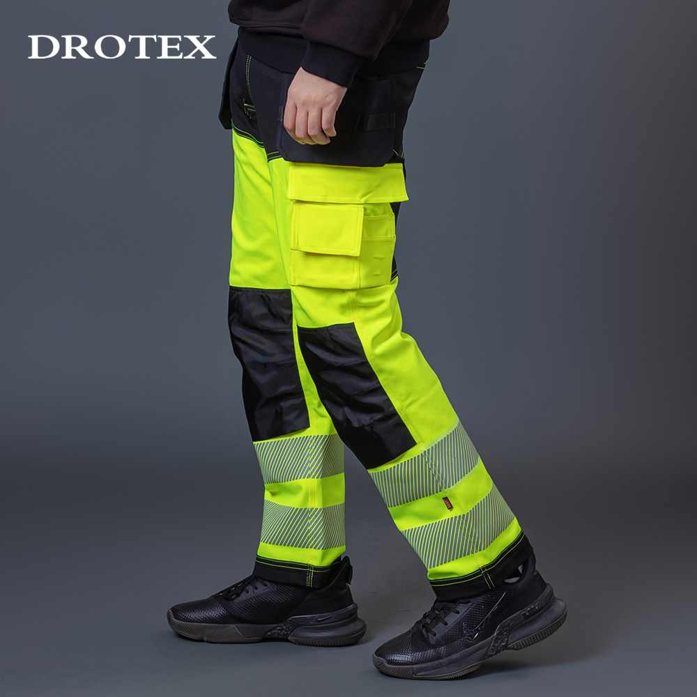 Stretch Technician Workwear Clothing Polyester Cordura Hi Vis Flame Retardant Big Pocket Fr Pants