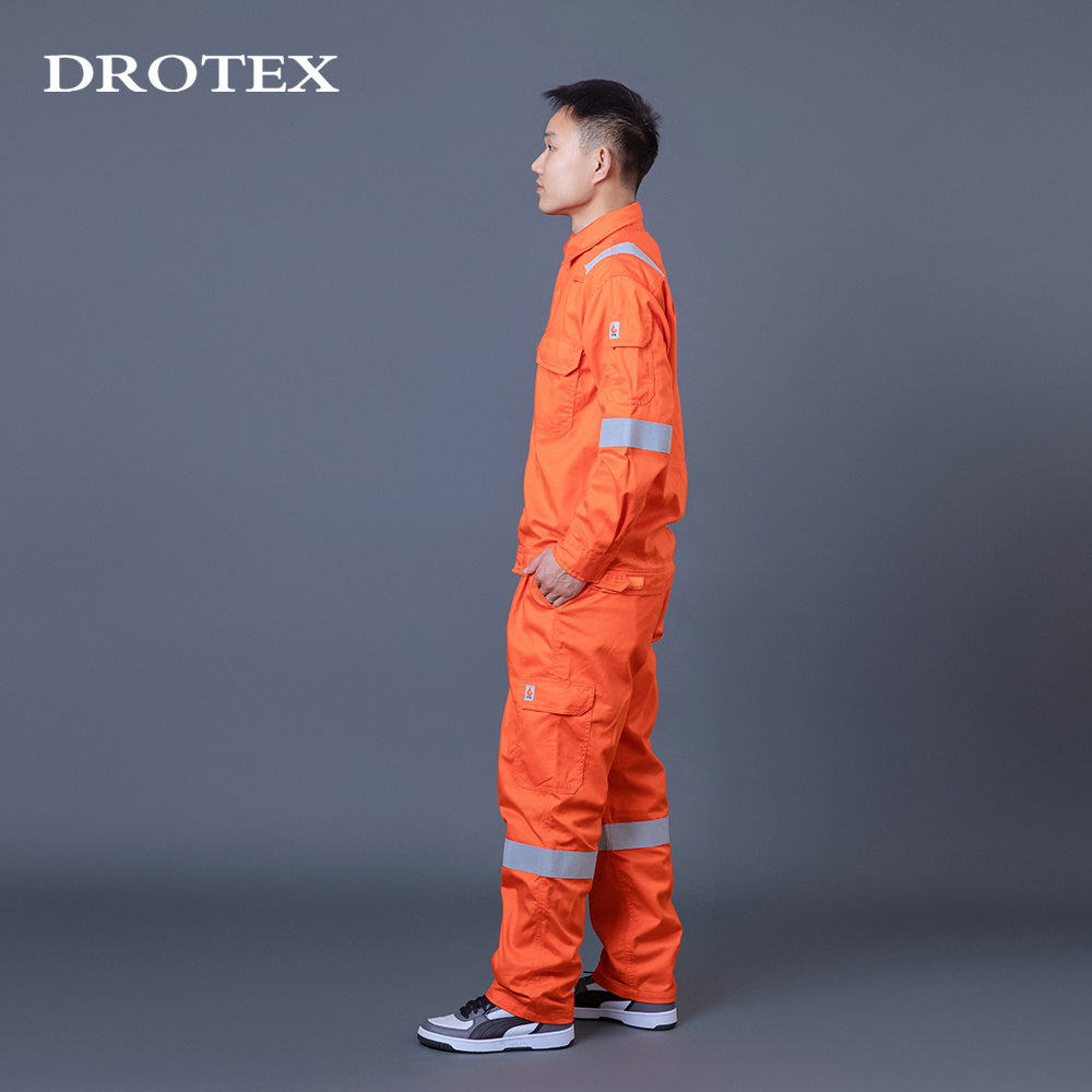 Uniform Welding Anti Fire High Vis Flame Safety Jacket and Pants Work Suits For Men