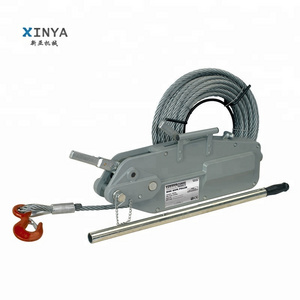 Hand Operated Wire Rope Lever Hoist / Wire Rope Pulling Winch Hoist