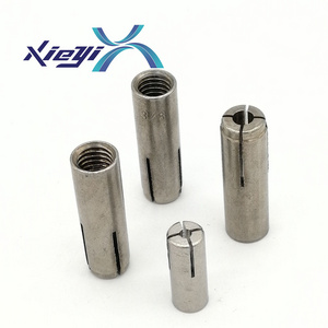 Knurled 304 316 Stainless steel Drop in Expansion anchor 3/8 Extension Droin anchor