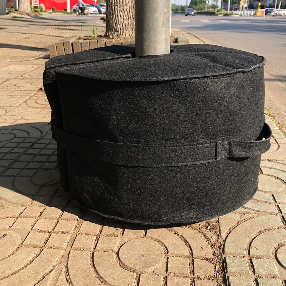 Parasol Base Weight Bag Umbrella Stand for Offset Cantilever Patio Umbrella 45.7x25cm