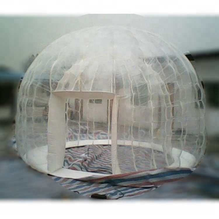 Factory price igloo transparent dome tent inflatable clear tent