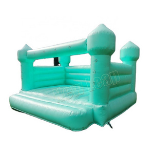 13ft Party and Wedding Event Inflatable Bounce Castle Wedding Bounce House Green for sale