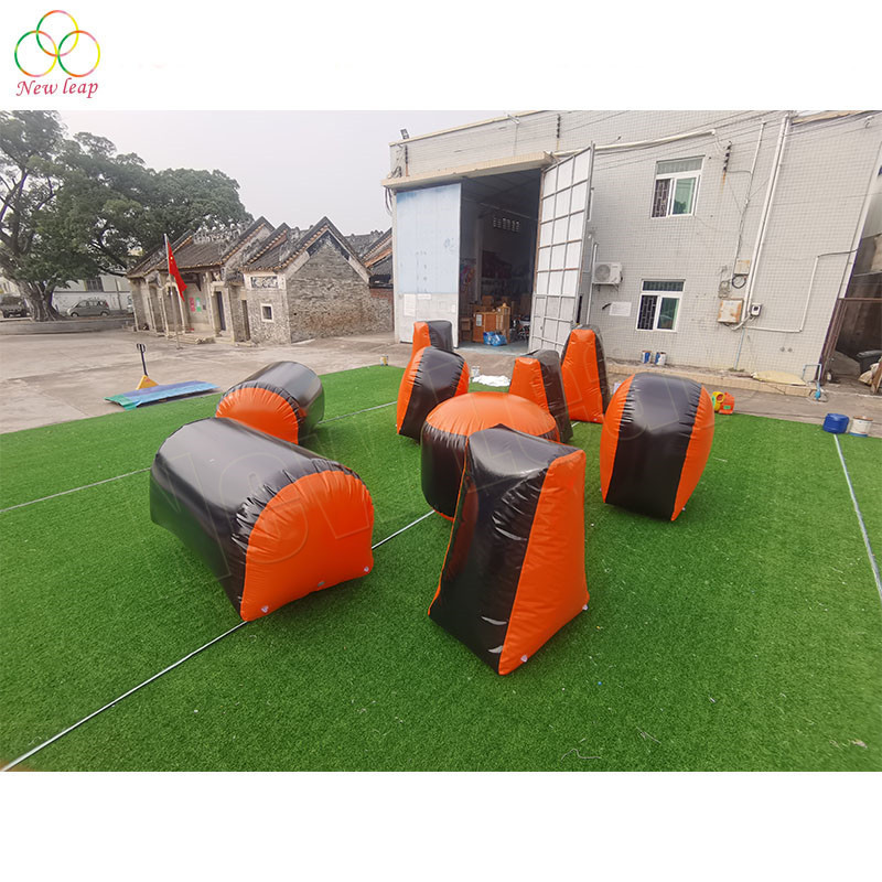 varying size inflatable paintball arena set inflatable bunkers