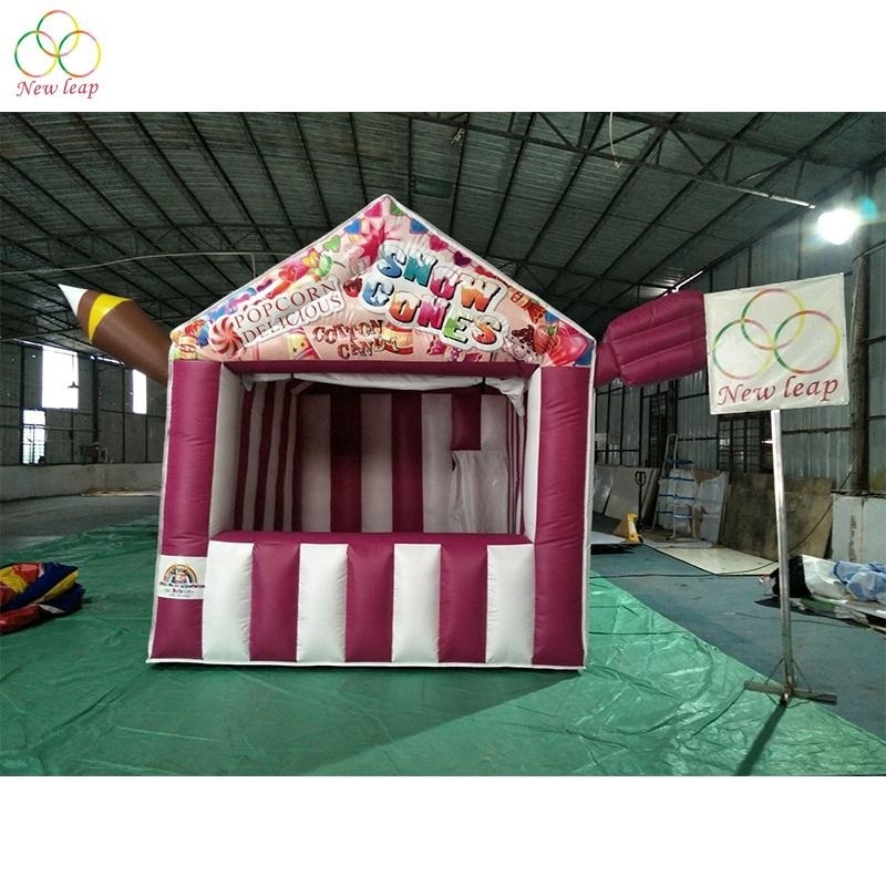 cheap commercial inflatable food tent concession inflatable stand food for carnival