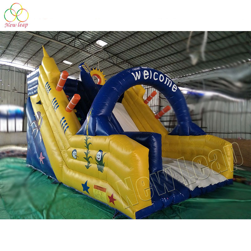 indoor dry inflatable stair slide inflatable dry slide with blower