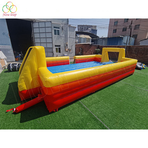 inflatable soapy sport area water football soccer field