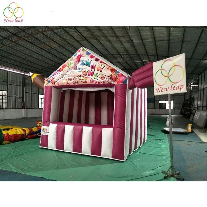 cheap commercial inflatable food tent concession inflatable stand food for carnival