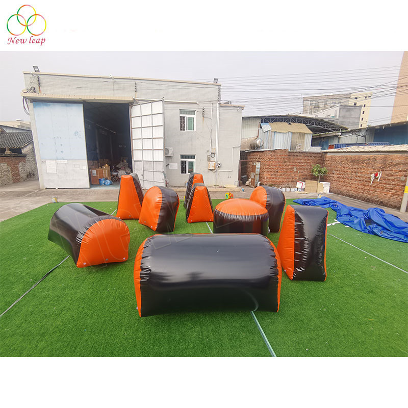 varying size inflatable paintball arena set inflatable bunkers