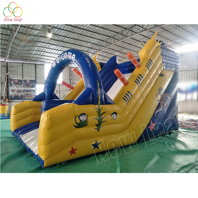 indoor dry inflatable stair slide inflatable dry slide with blower