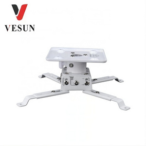 Factory Universal Retractable Projector Bracket Extendable Adjustable Aluminum Alloy and Steel Iron Wall or Ceiling Mounting Kit