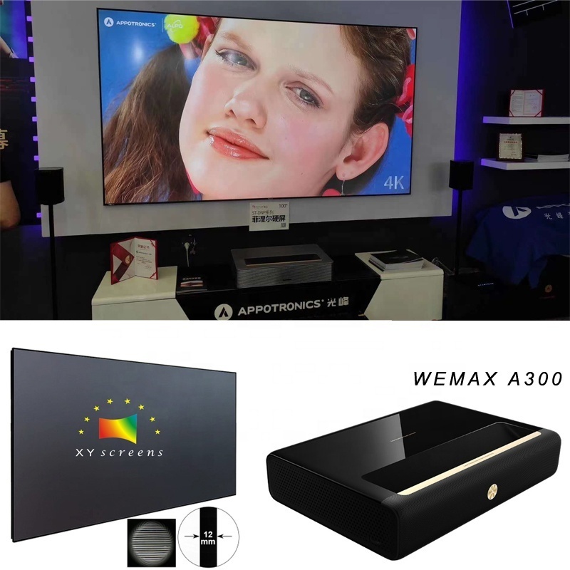 Living room home theater combo Wemax A300 4K UST laser projector with 150