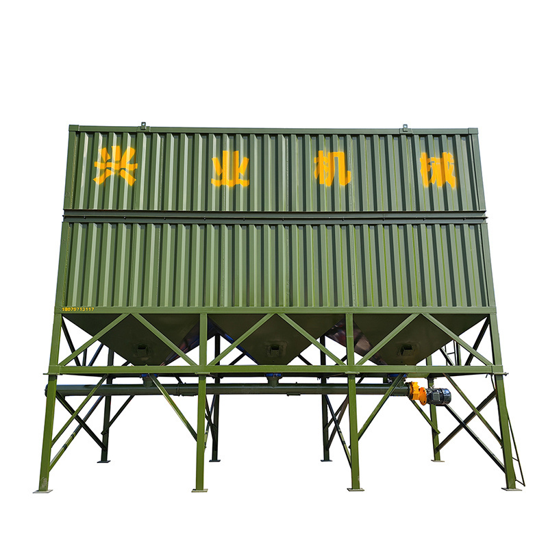 Portable Square Cement Silo Stackable Tank Cement Silo 30t 50t 60t 80t 100t 200t Horizontal Cement Silo