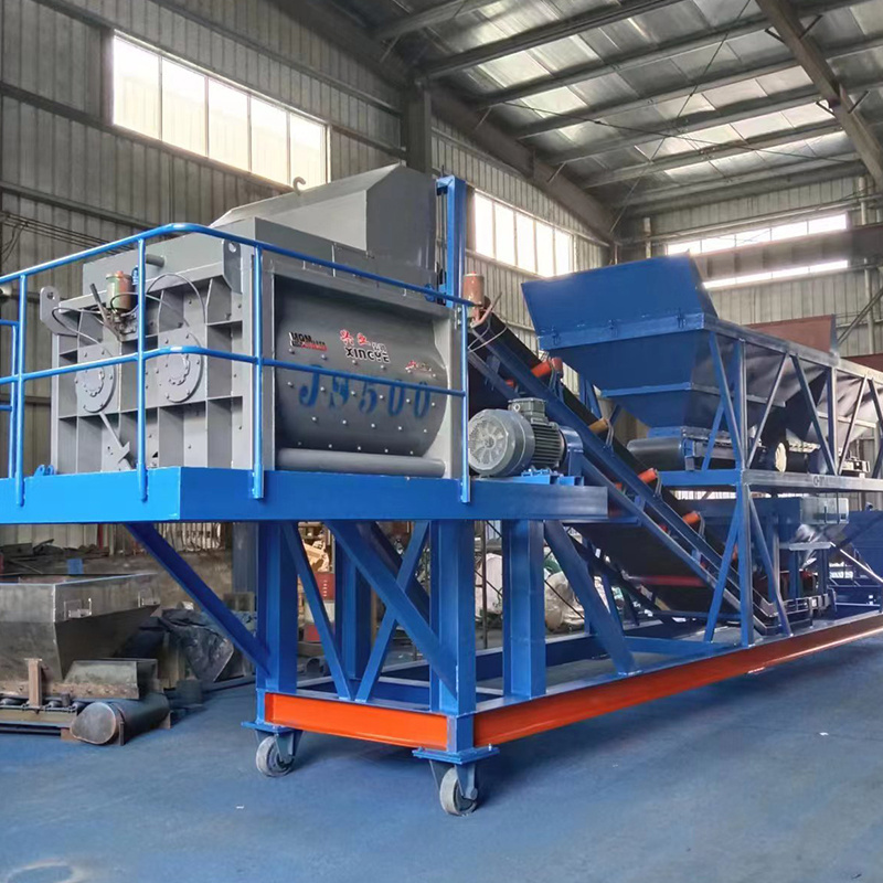 Xingye High Productivity Capacity Portable Mobile Concrete Batching Plant with Low Price