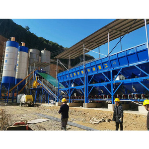 Large Capacity Mixing Plant 120 m3/hour Concrete Mixer Plant With Fully Automatic Control System