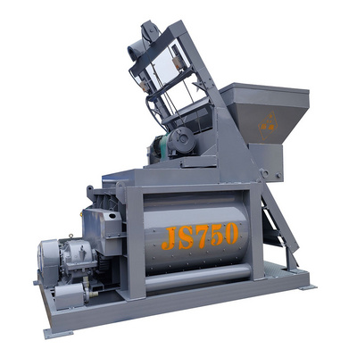 JS1500 Forced Double Shaft Cement Mixing Plant Host Concrete Mixer Host Machine for Building Site