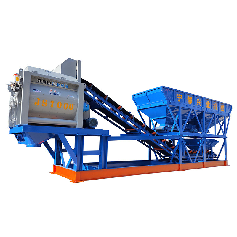 60m3 Portable Automatic Control Ready Mix Plant  Mobile Concrete Batching Plant Price for Sale