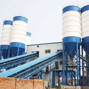 90 m3/h Twin Shafts Mixer Automatic Control System Cement Silo Batching Machine Concrete Batching Plant for Sale