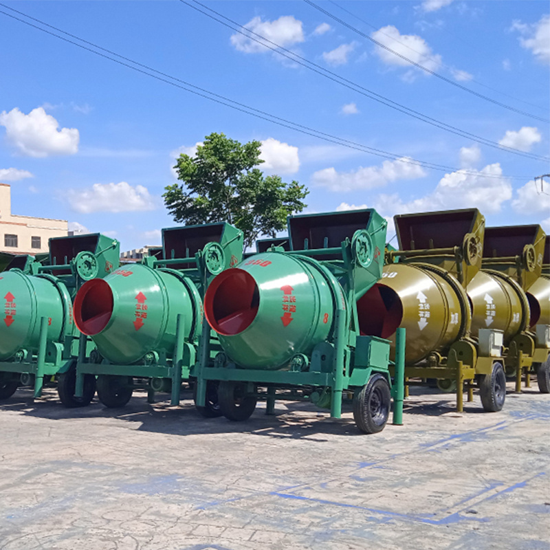 XINGYE Brand Mobile Drum Concrete Mining Machinery 5 Cubic Yard Concrete Mixer in Mexico