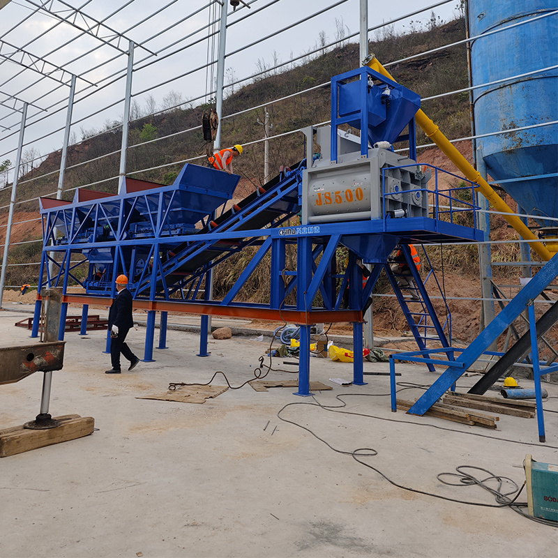 Xingye High Productivity Capacity Portable Mobile Concrete Batching Plant with Low Price