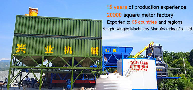 Efficient Small Portable Forced Cement Concrete Batching Plant Ready Mix 90 m3 Concrete Mixer With Twin shafts