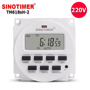 1 Second Interval 220V Power Supply 7 Days Weekly Programmable Digital Electronic Lighting Daily Timer Switch