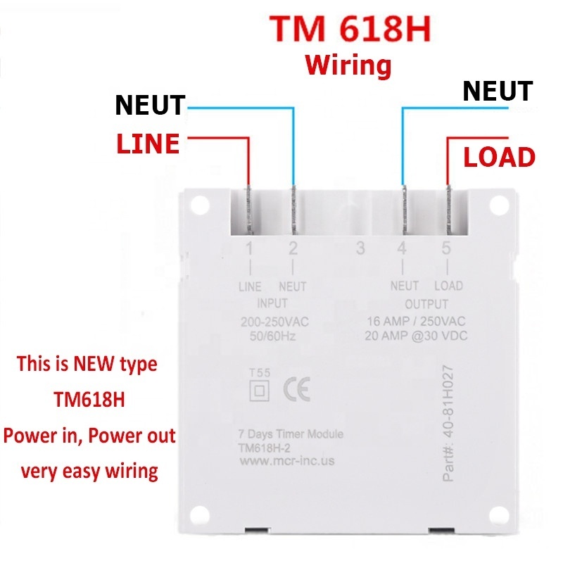 BIG LCD 1.6 Inch Digital 220V 230V AC 7 Days Programmable Timer Switch With UL Listed Relay Inside And Countdown Time Function