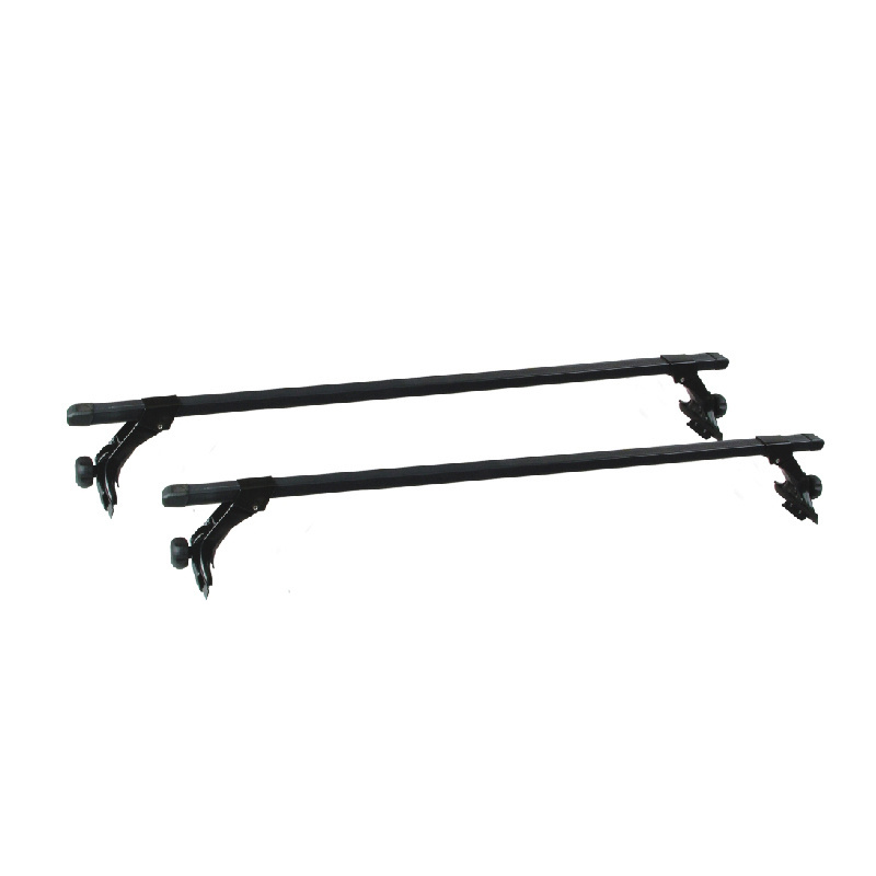 Removable luggage rack 120CM steel bar universal car roof top rack fit for rain gutter