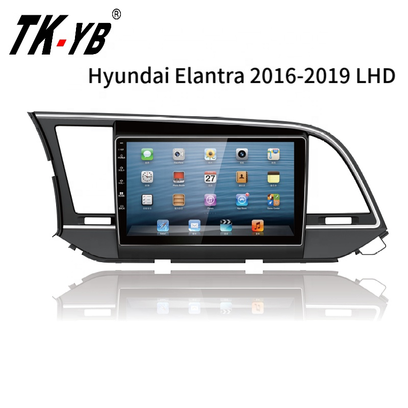 9 Inch Car Radio Player Frame For Hyundai Elantra 2016-2018 Car Frame Dashboard Design Interior Accessories Fascia Frame