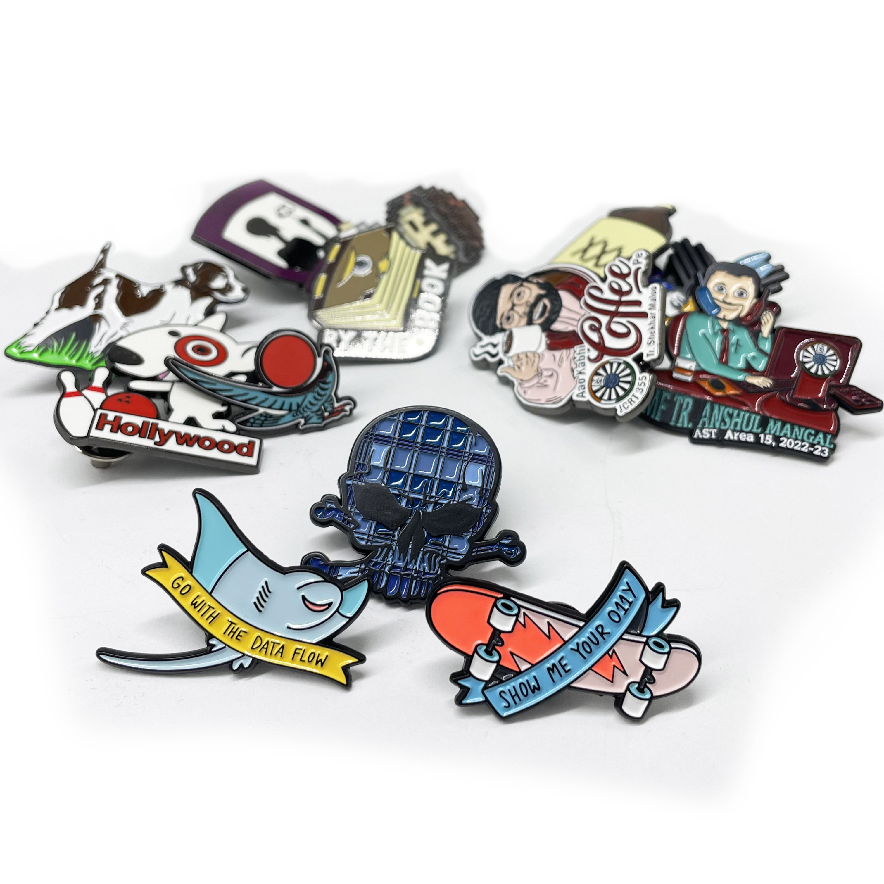 Wholesale Bulk Metal Anime Lapel Pin Supplier Custom Hard Soft Enamel Pins With Backing Card