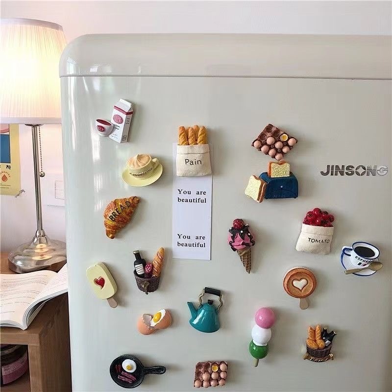 Soft Enamel 3D USA Cute Souvenir Embossed Custom Metal Fridge Magnet Custom Refrigerator Magnets