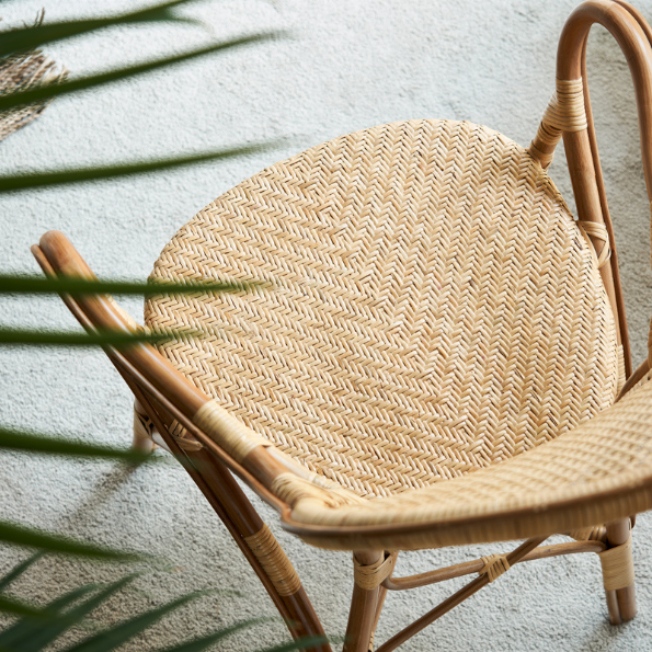 XY Best Beautiful Outdoor Handcraft Rattan Chair for Vietnam Recliner lounge chair Family home rattan armrest dining chair