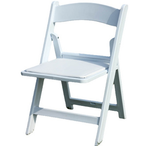 Folding Wedding Chair White Wooden outdoor products bamboo chairs for sale Garden Beach Event Chairs Foldsillas Plegables