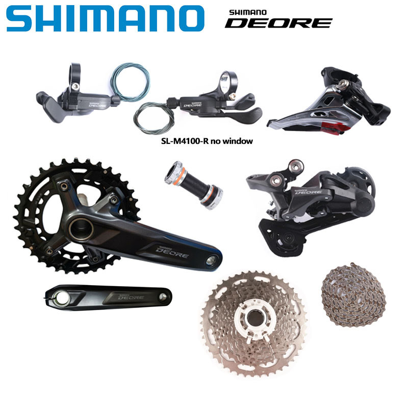 Shimano M4100 2x10s MTB Grouspet 170MM/175MM 36-26T Crank M4100 M5100 Shifter 10Speed HG54 Chain BB52 Bicycle Set