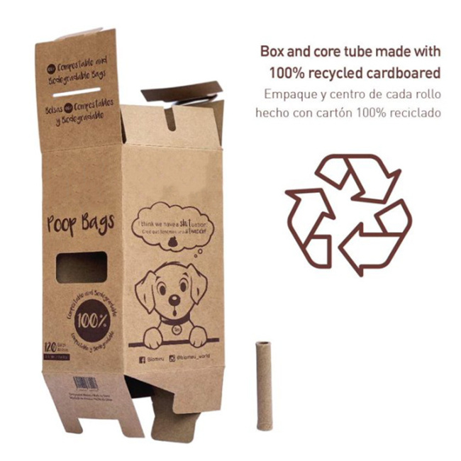 earth friendly  dog poop bags  hot selling doggy bags 100% biodegradable high quality dog waste bags