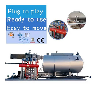 WNS three return oil gas steam boiler low nitrogen condensation series industrial steam boiler