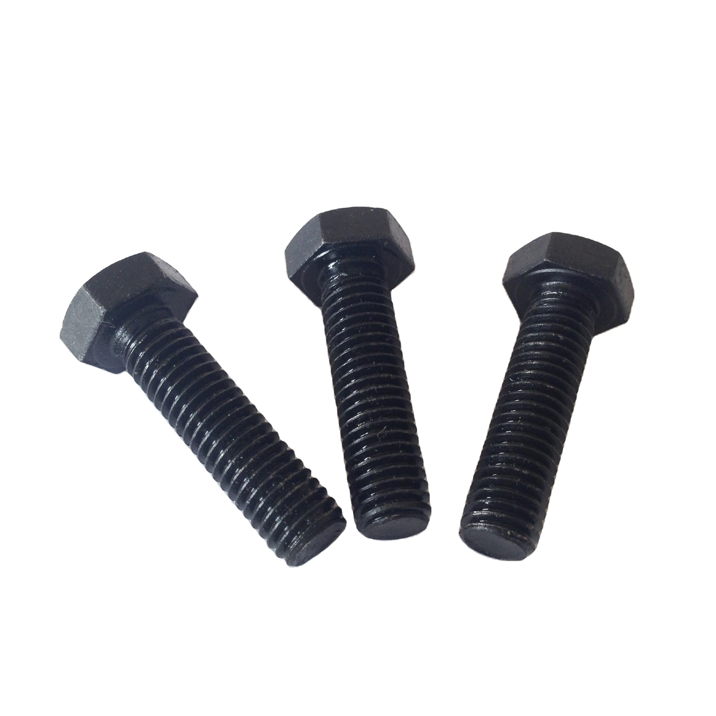 Carbon Steel Black Finish Hex bolt 8.8  Hex Bolts DIN 933 DIN 931