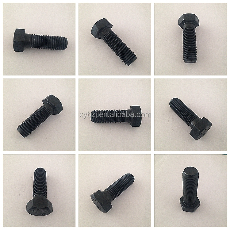 Carbon steel 8.8 grade m9 hex bolt