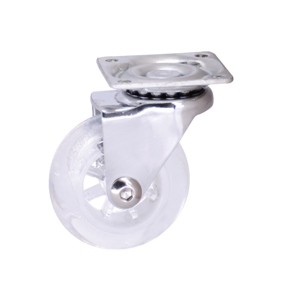 Rollerblade PU Translucent Caster Wheel With Replacement Dolly