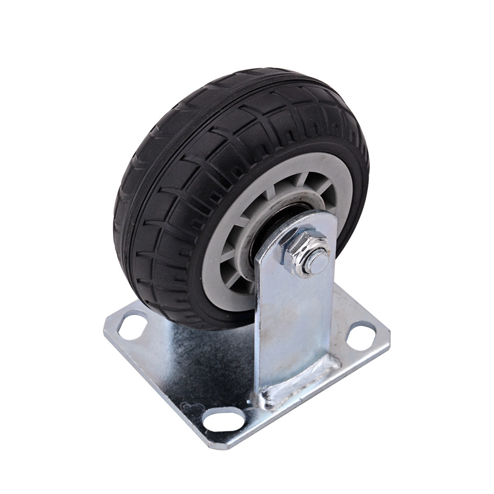 Replacement Rubber Trolley caster wheels for trolley hand truck