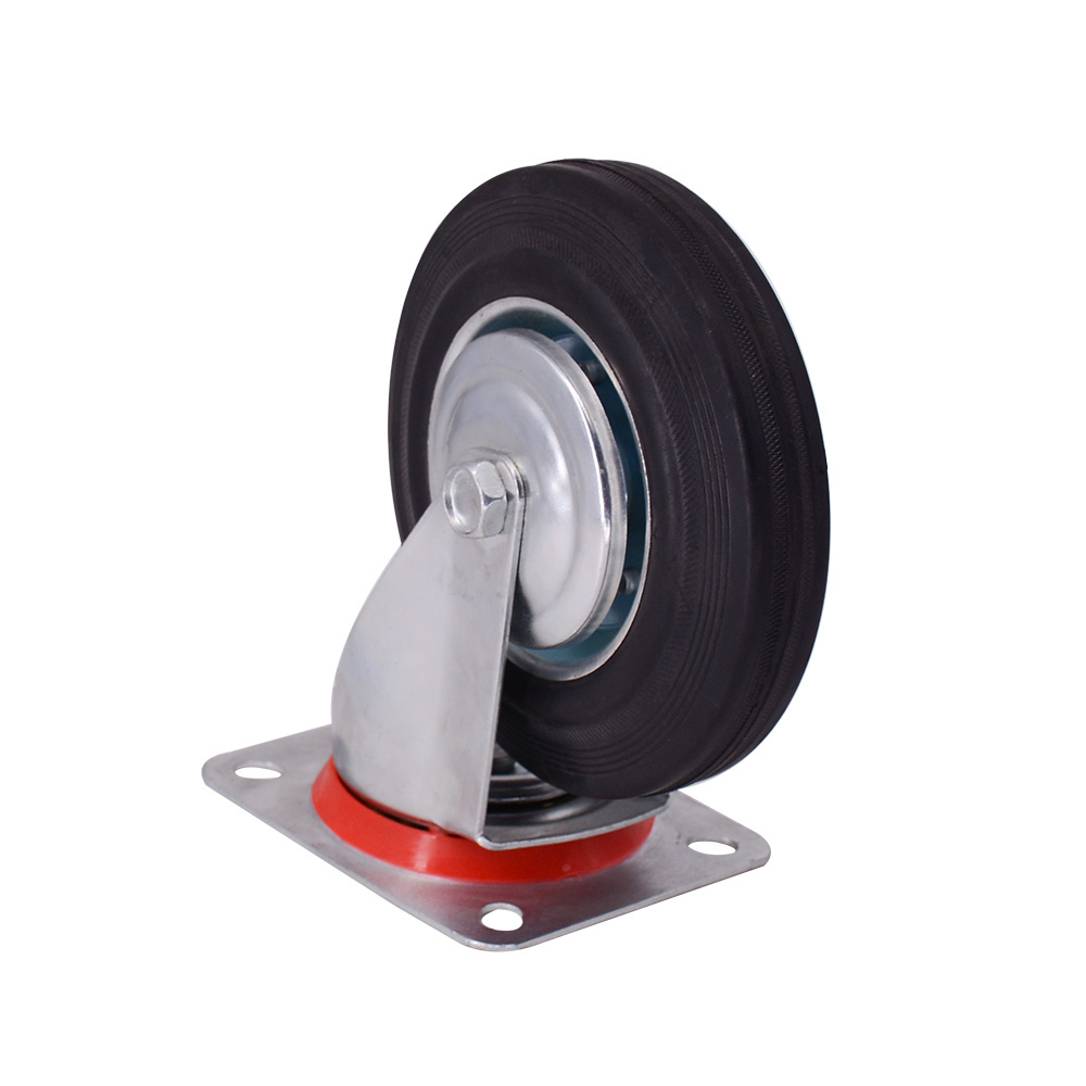 75mm 100mm 125mm  industrial  Swivel Casters 4 Inch  Rubber Wheels