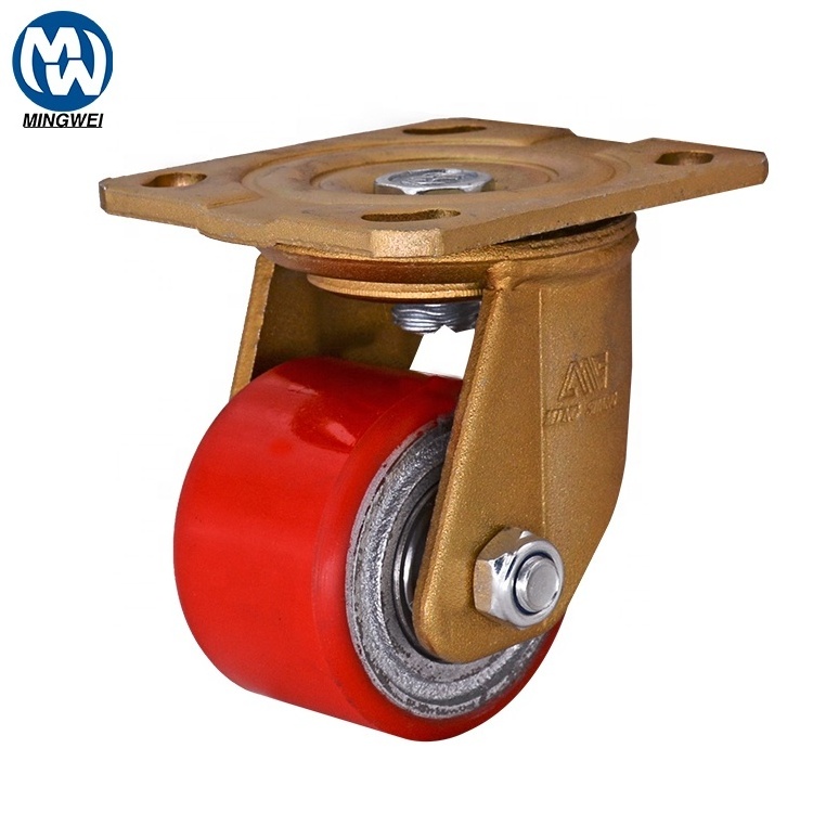 MS 3 Inch Heavy Duty Polyurethane Iron Core Caster Wheel