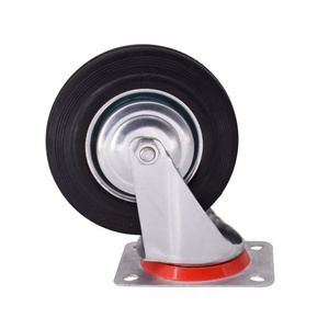 75mm 100mm 125mm  industrial  Swivel Casters 4 Inch  Rubber Wheels