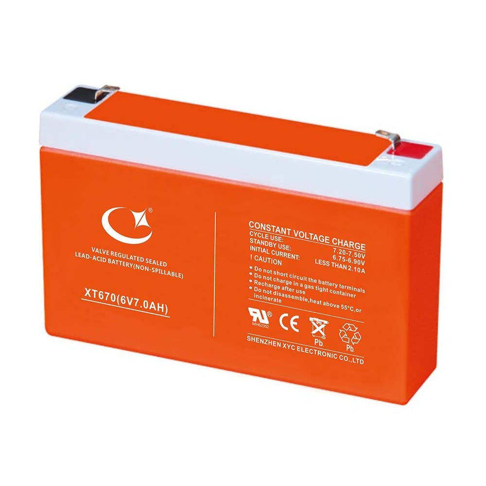 6V 7Ah Rechargeable battery 6V7.2AH AGM battery for toys