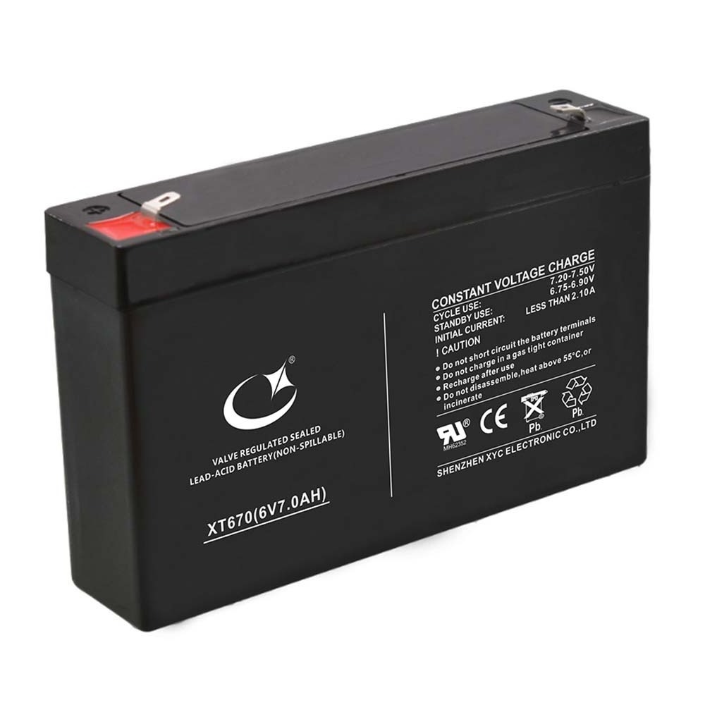 6V 7Ah Rechargeable battery 6V7.2AH AGM battery for toys