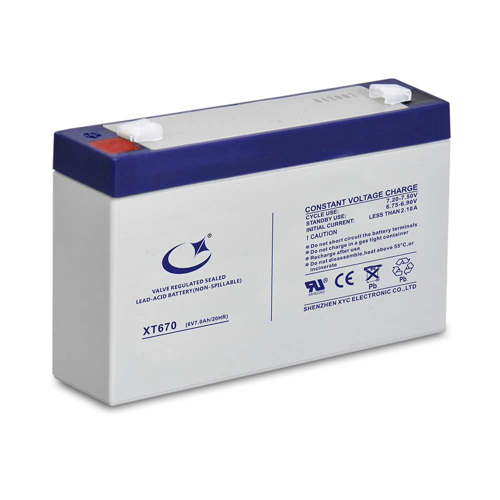 6V 7Ah Rechargeable battery 6V7.2AH AGM battery for toys