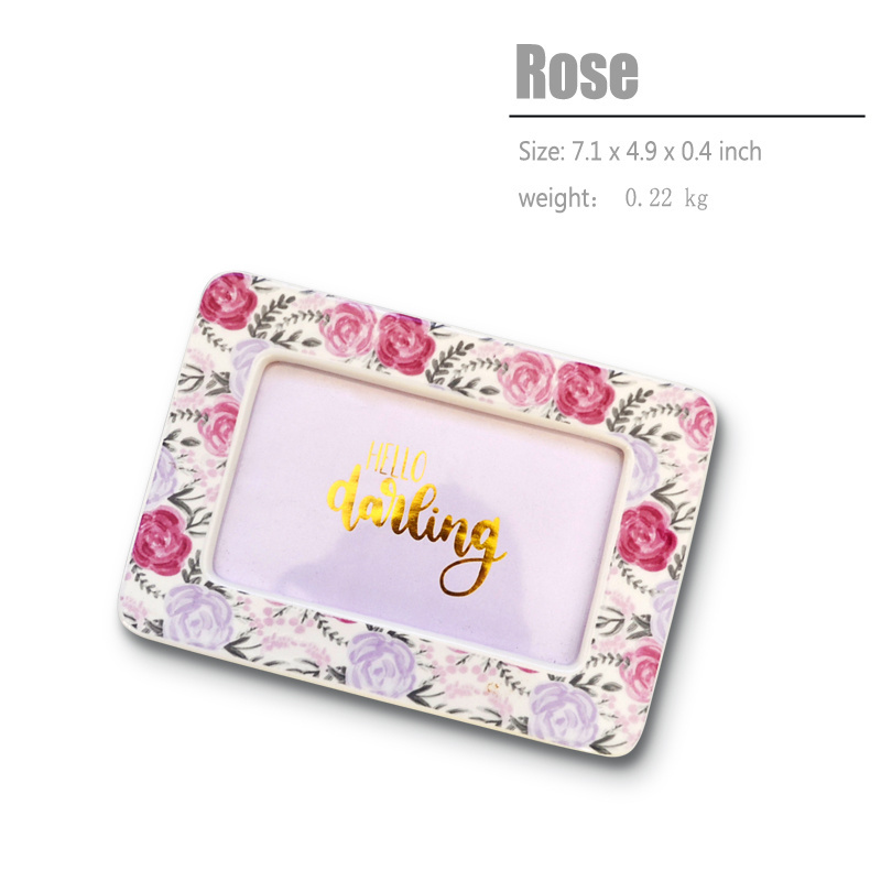 Wholesale high quality custom ceramic frames photo albums accessories for home decor