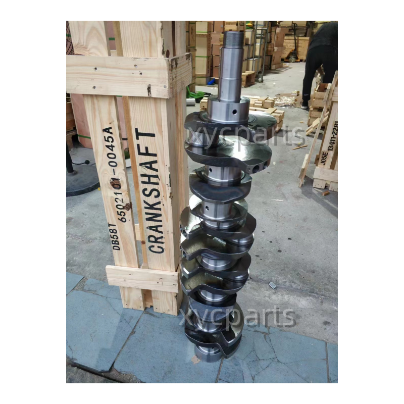 factory direct sale DB58 DB58T Crankshaft DBTIS crankshaft 65.02101-0045A Forklift Diesel Enginefor doosan excavator parts