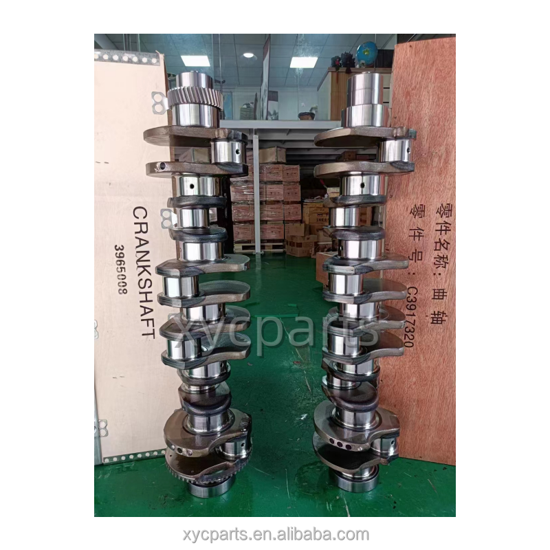 High quality 6CT Crankshaft Forged Steel 6CT Direct injection spray forging steel crankshaft for Cummins Diesel Engine